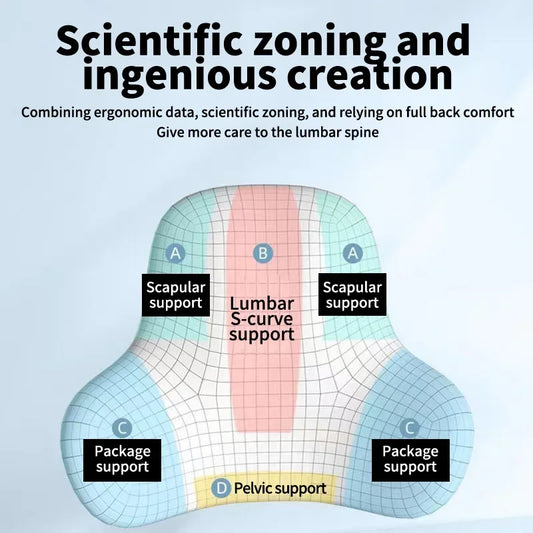 Memory Foam Lumbar Back Cushion