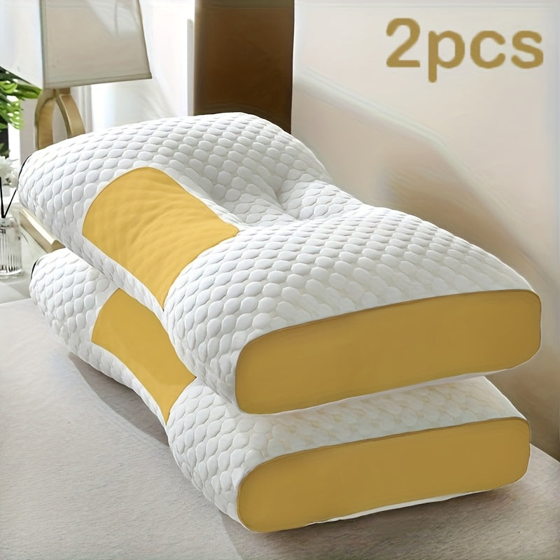 Soft Woven Neck Massage Couple Pillows - 2pcs