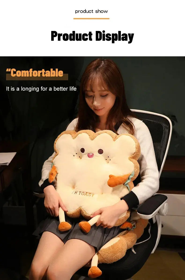 Bread Toast Cushion