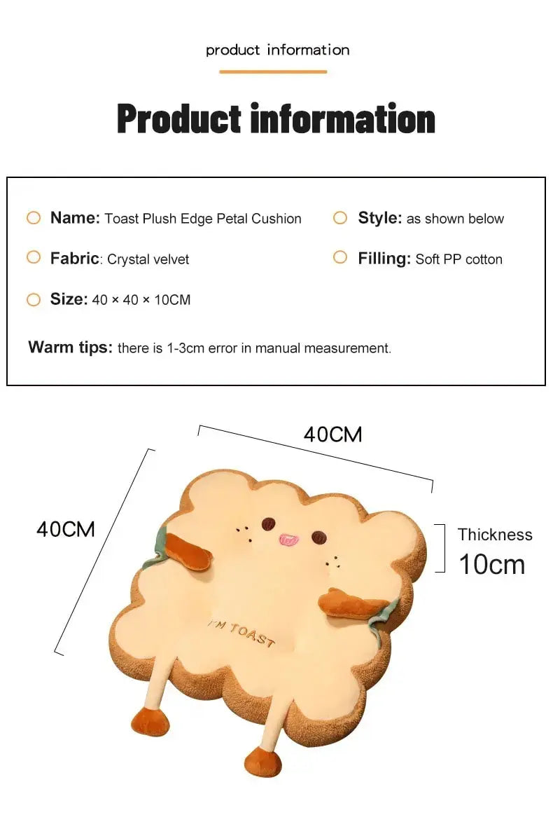 Bread Toast Cushion