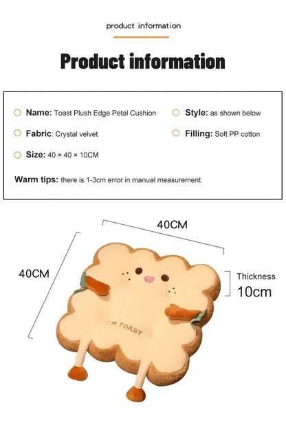 Bread Toast Cushion