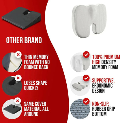 Ergonomic Memory Cotton Cushion